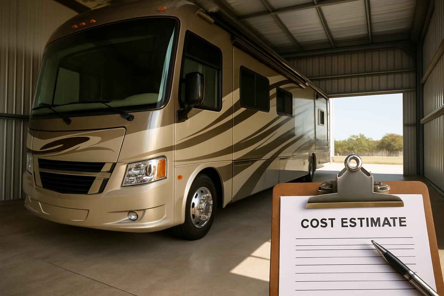 RV Storage Cost Estimate in Blanco TX