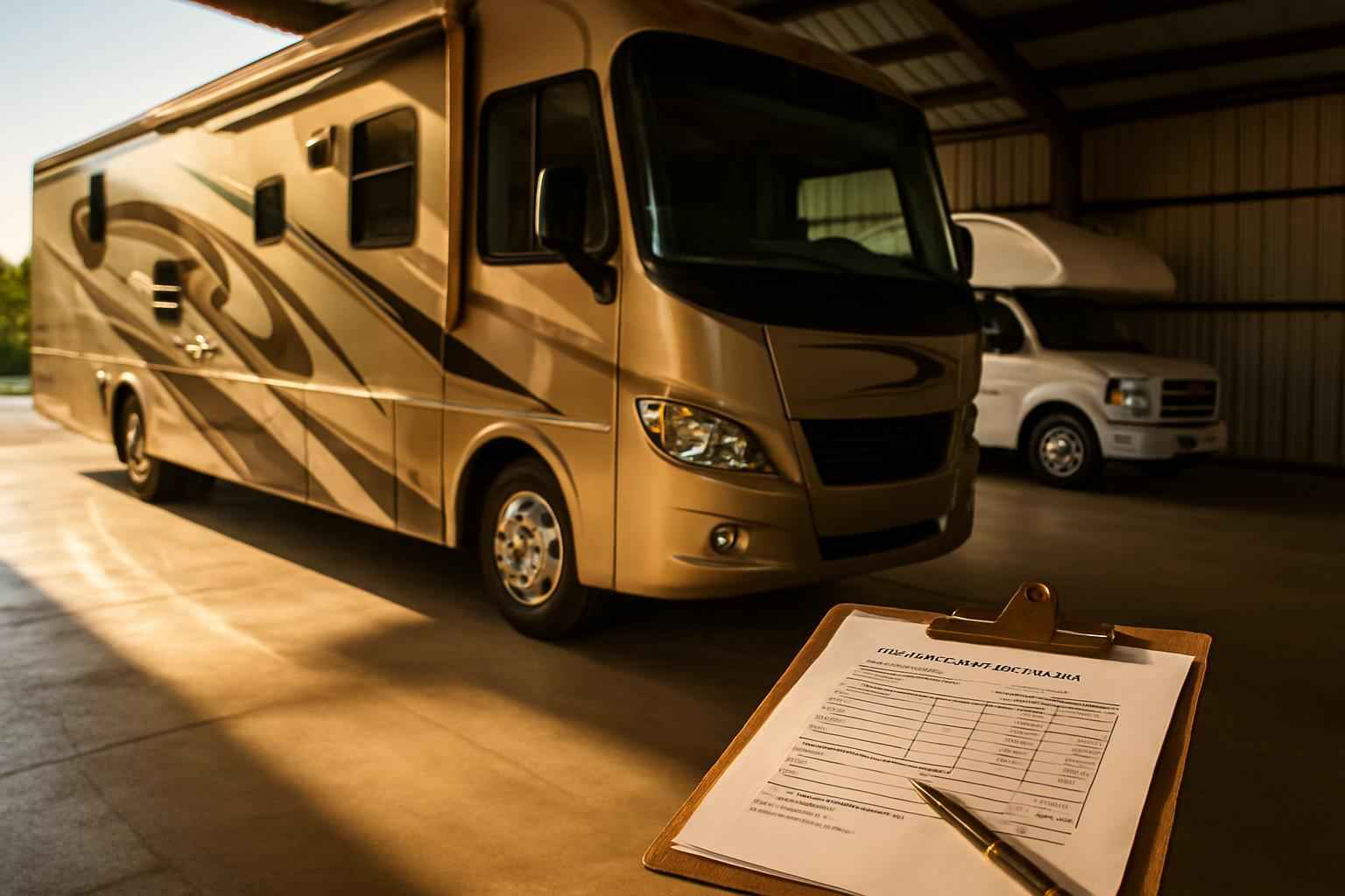 RV Storage Cost Estimate in Comfort TX