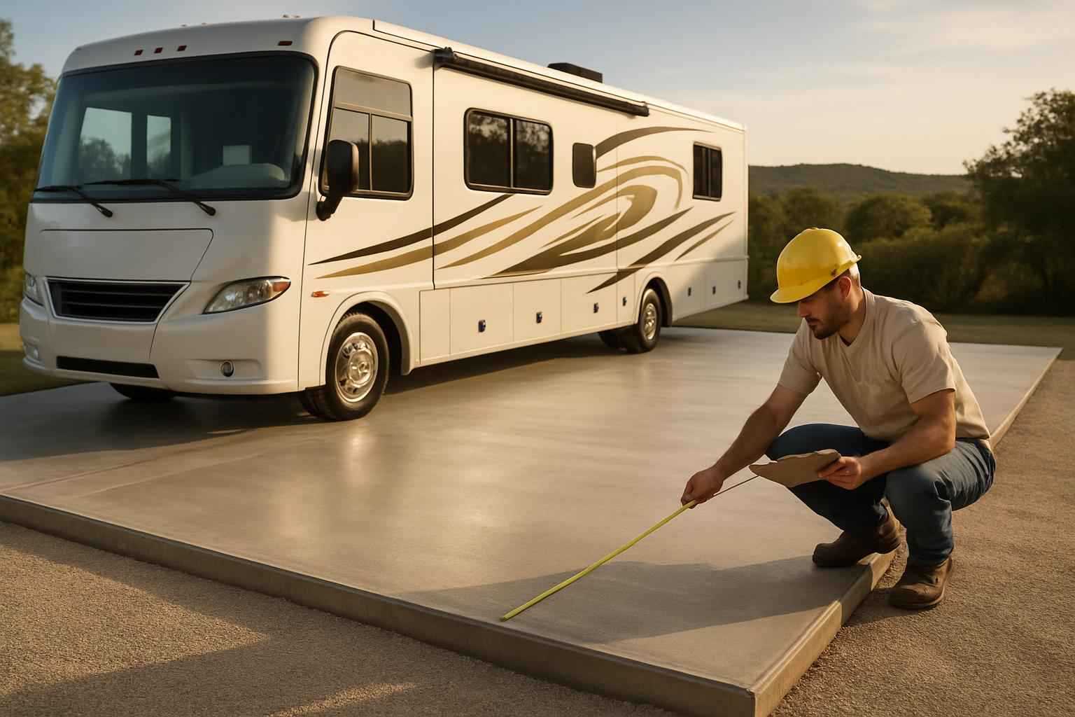 RV Storage Slab Contractor in Blanco TX