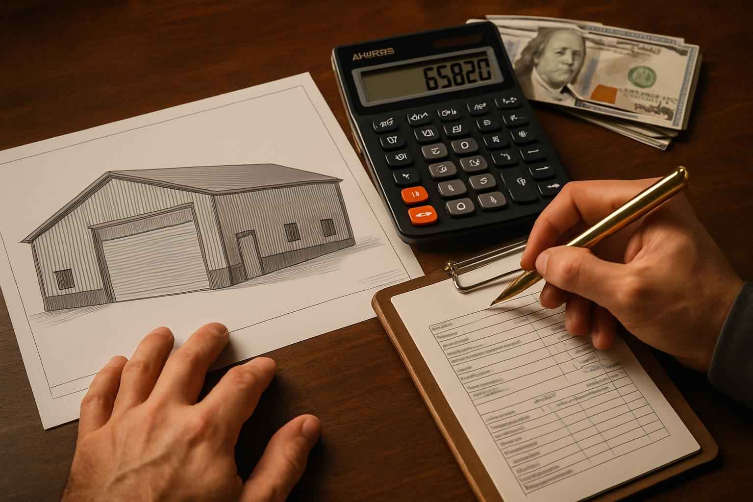 Shop Build Cost Estimate in Center Point TX