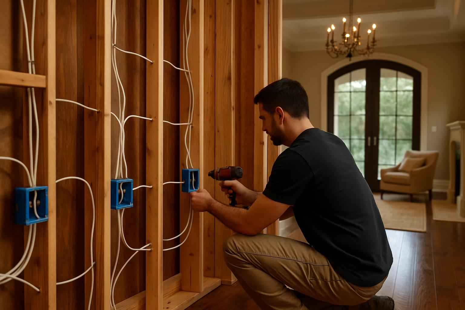 Shop Electrical Rough In Service in Waring TX