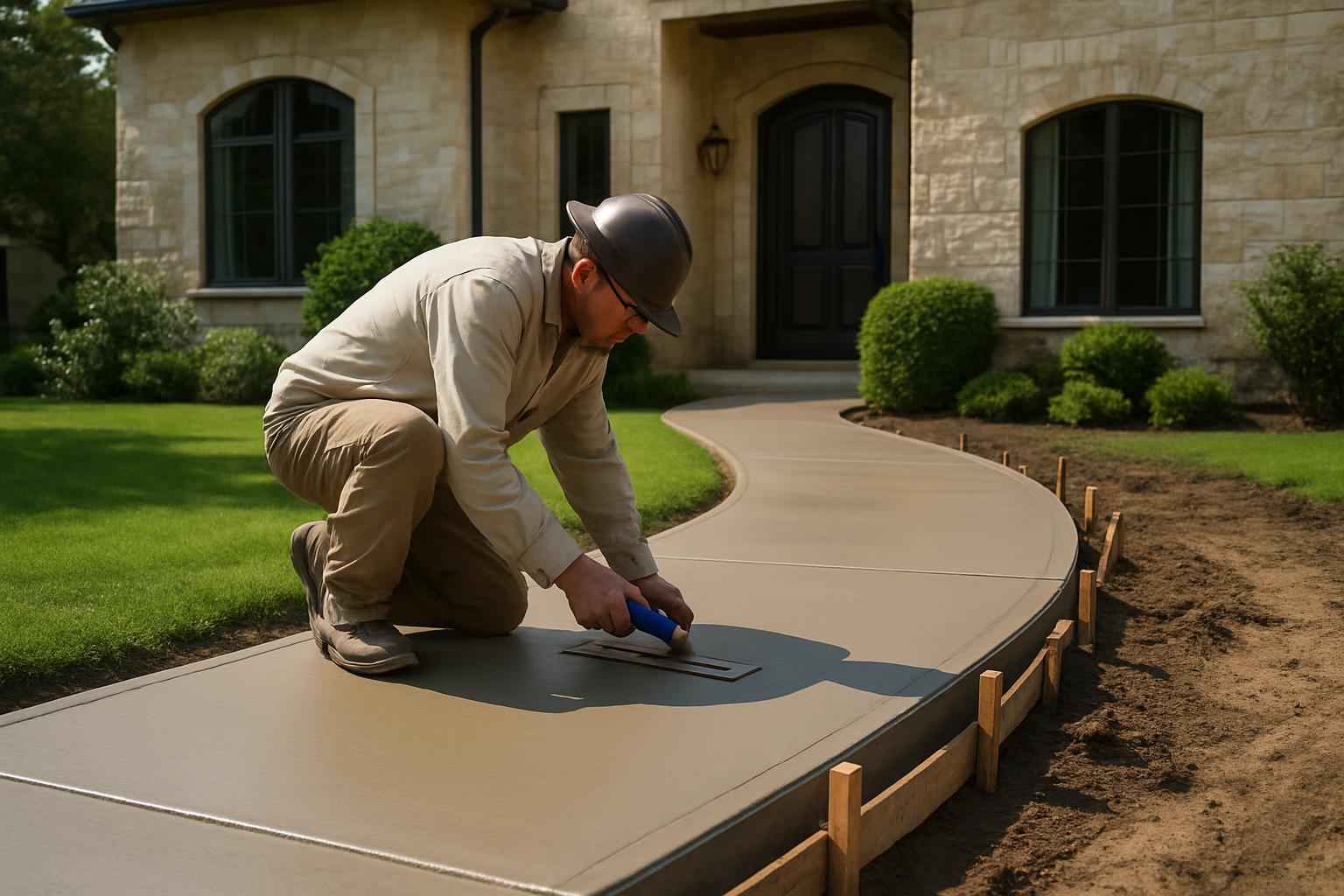 Sidewalk Flatwork Contractor in Center Point TX