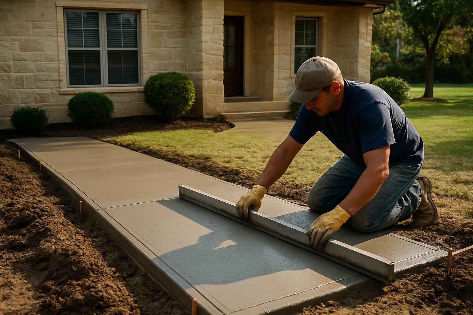 Sidewalk Flatwork Contractor in Comfort TX