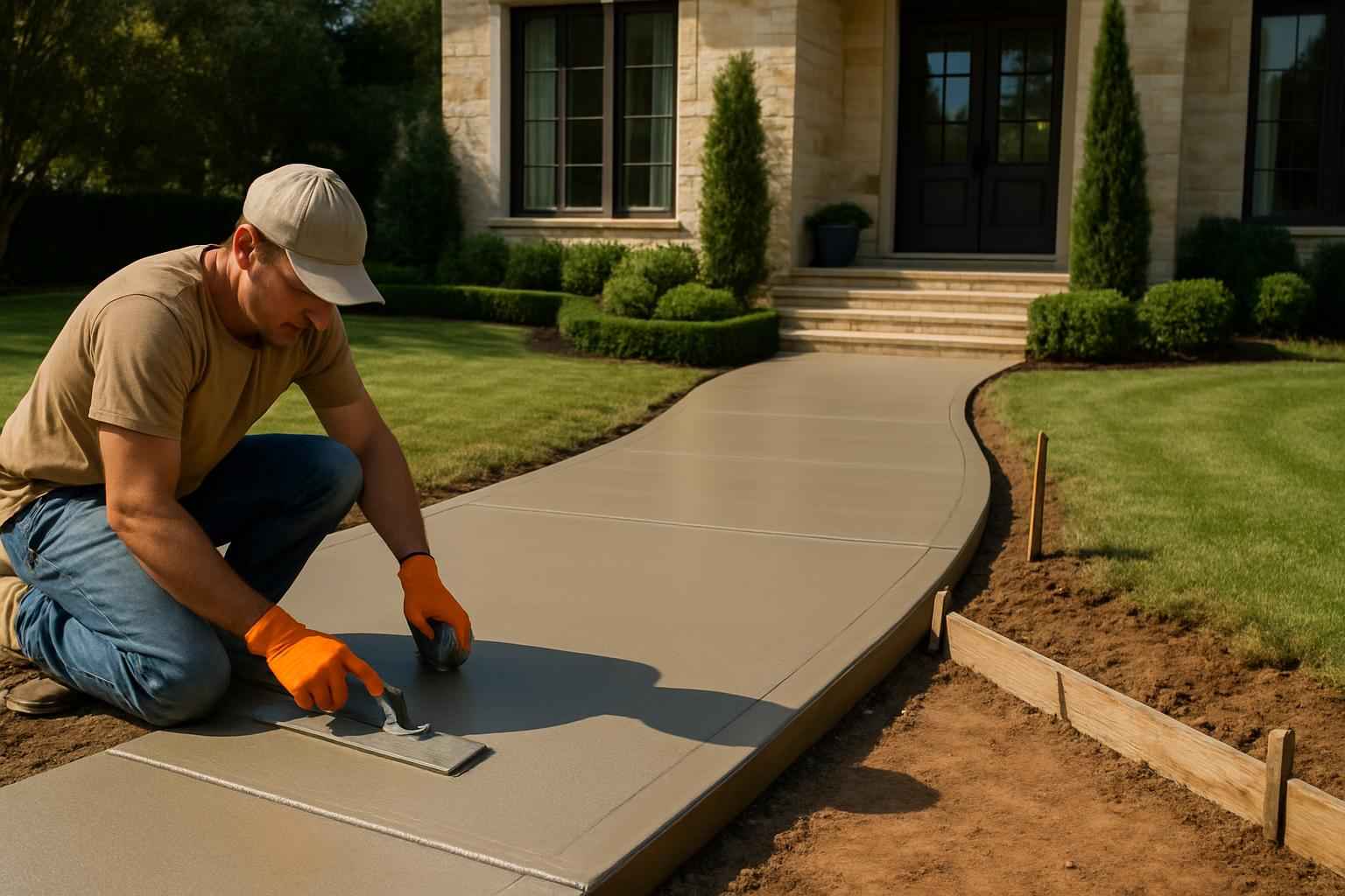 Sidewalk Flatwork Contractor in Ingram TX