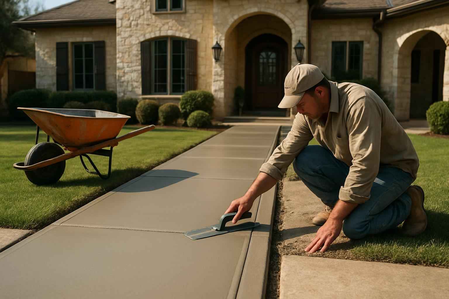 Sidewalk Flatwork Contractor in Kerrville TX