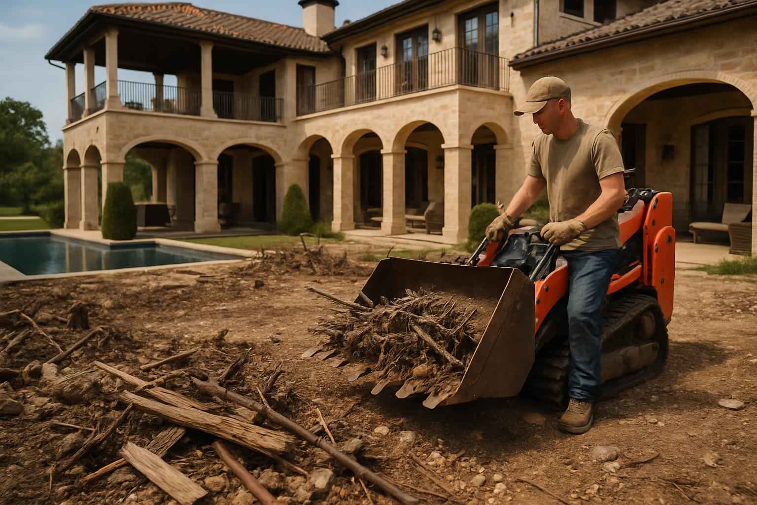 Site Cleanup Service in Waring TX