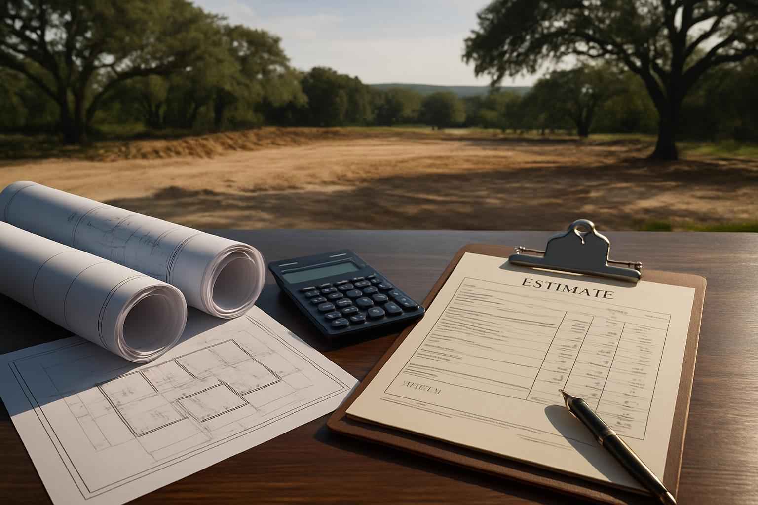 Site Prep Cost Estimate in Blanco TX