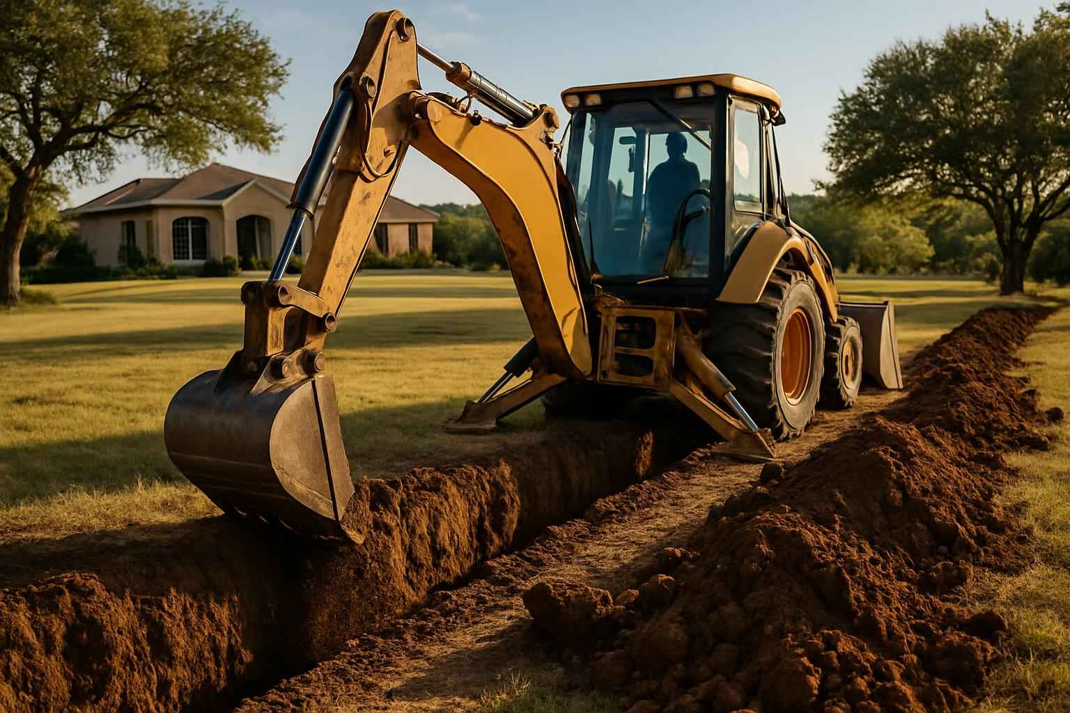 Site Utilities Trenching Service in Blanco TX