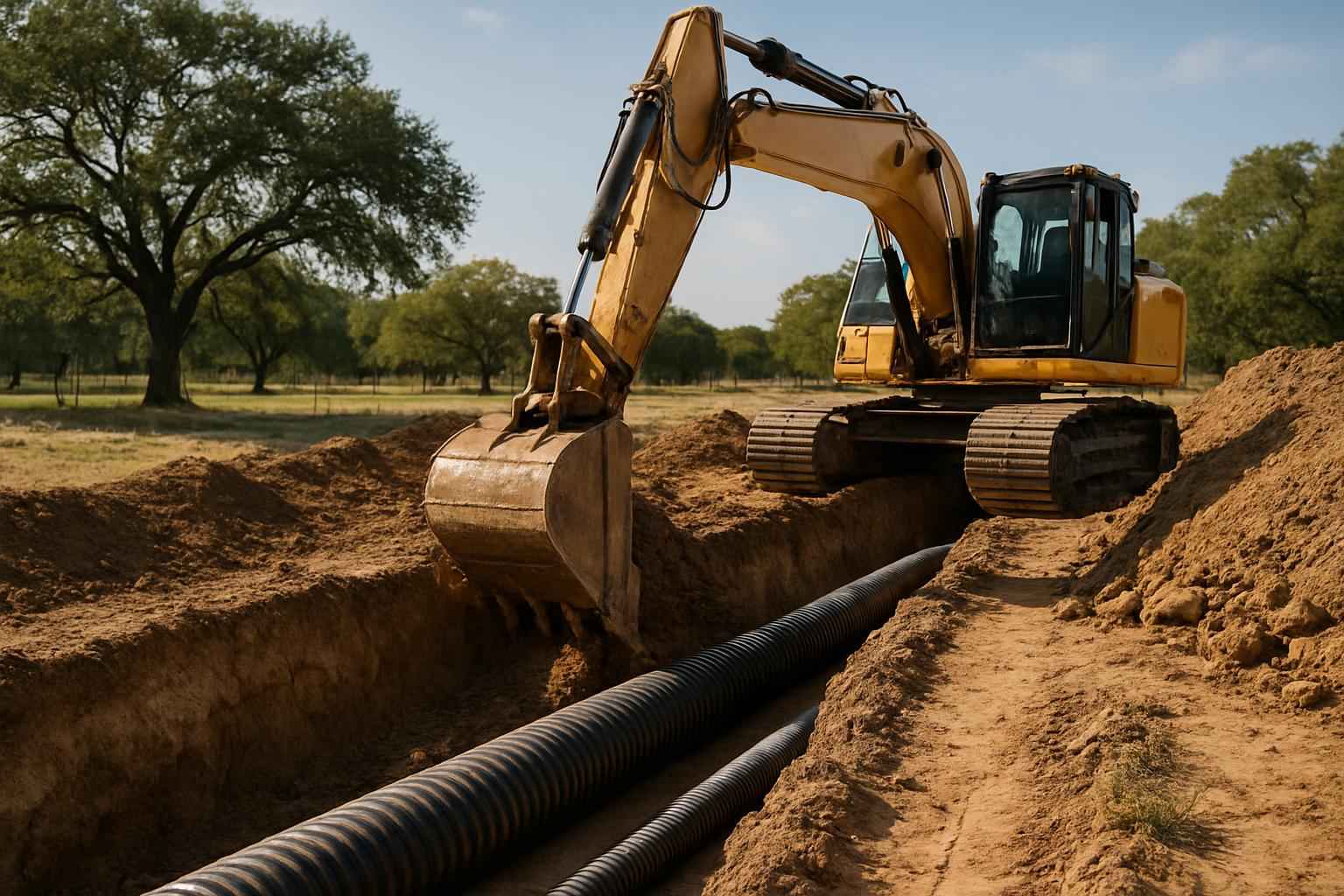 Site Utilities Trenching Service in Harper TX