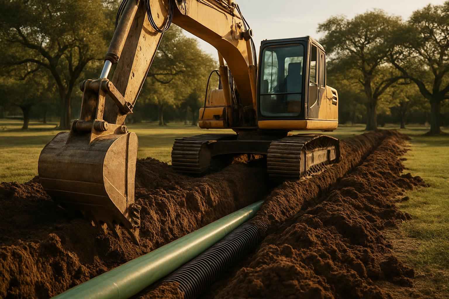 Site Utilities Trenching Service in Kerrville TX