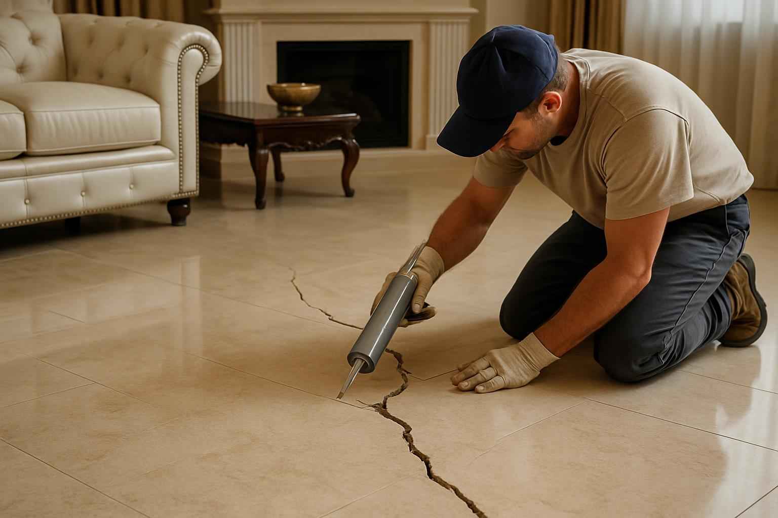 Slab Crack Repair Service in Center Point TX