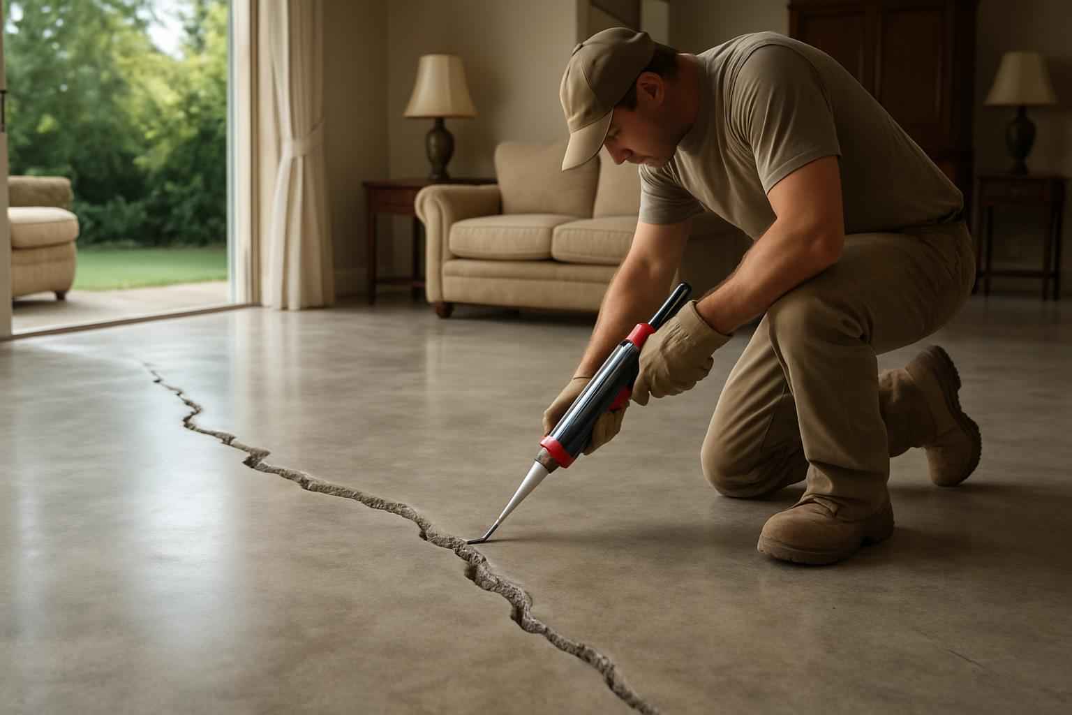 Slab Crack Repair Service in Ingram TX