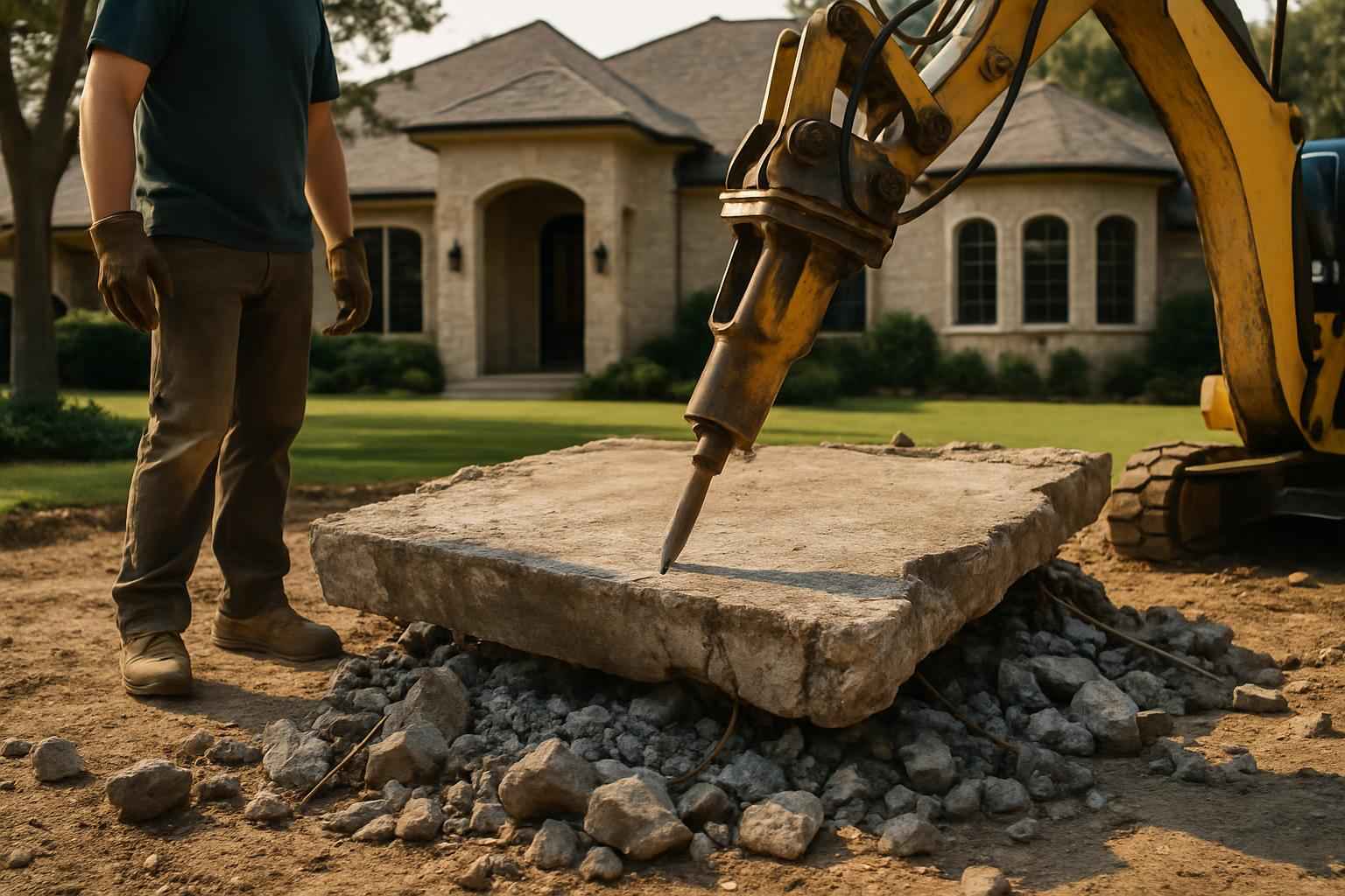 Slab Removal Service in Center Point TX