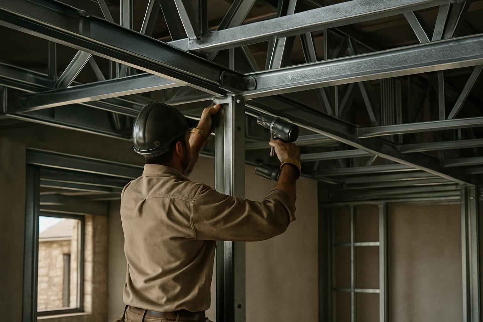 Steel Framing Repair Service in Waring TX