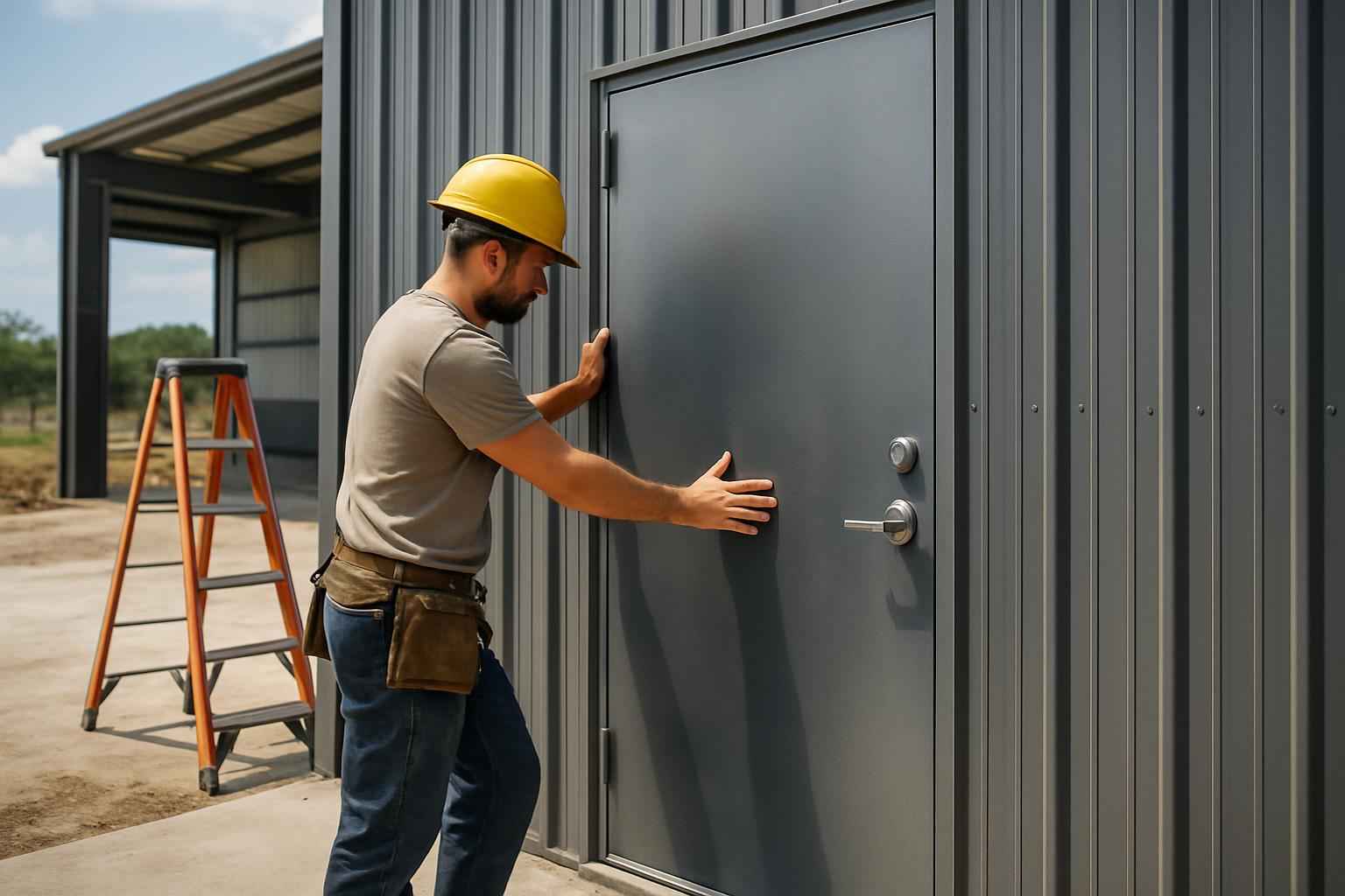 Steel Walk Door Installer in Johnson City TX