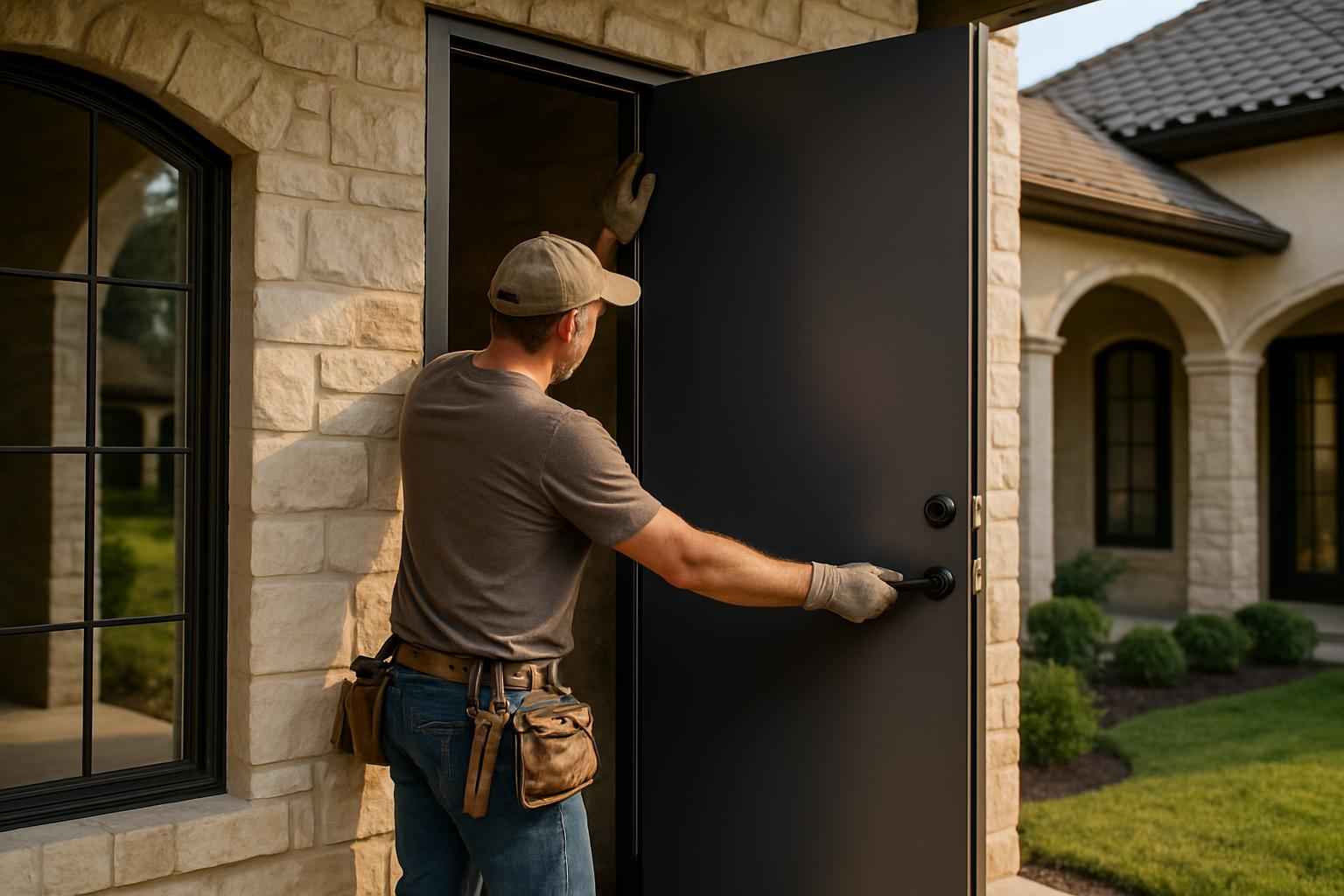 Steel Walk Door Installer in Waring TX
