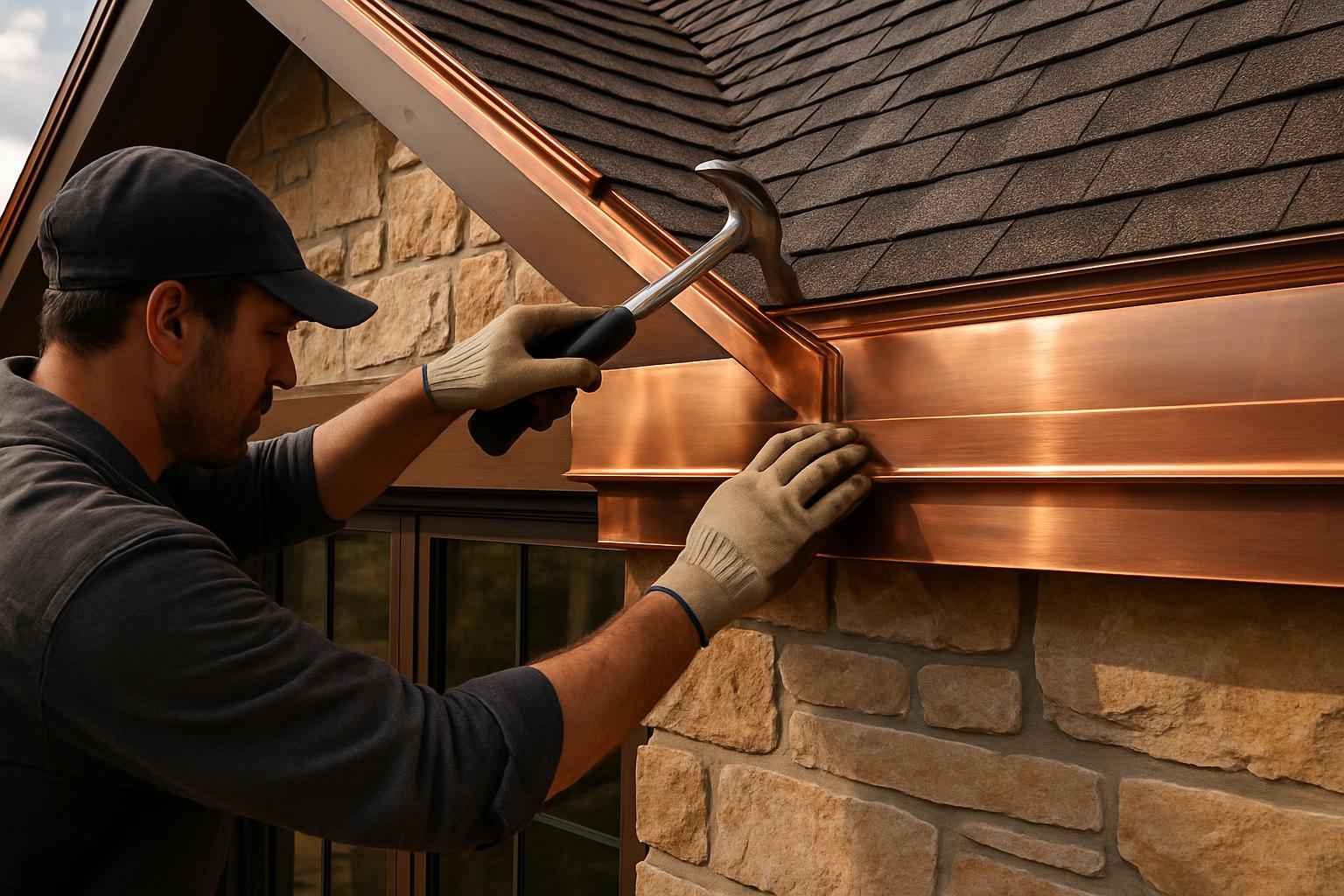 Trim Flashing Installation in Harper TX