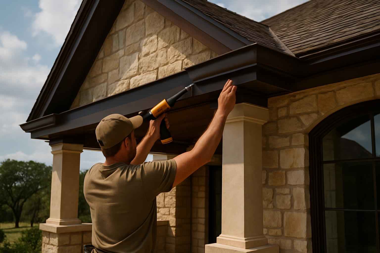 Trim Flashing Installation in Waring TX