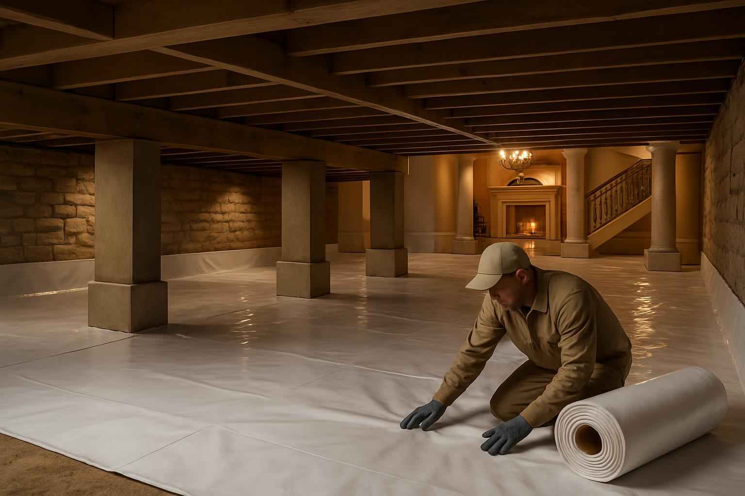 Vapor Barrier Installation in Harper TX