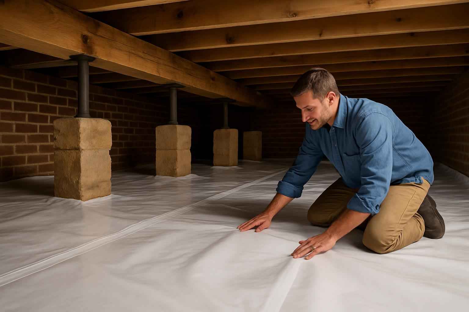 Vapor Barrier Installation in Sisterdale TX