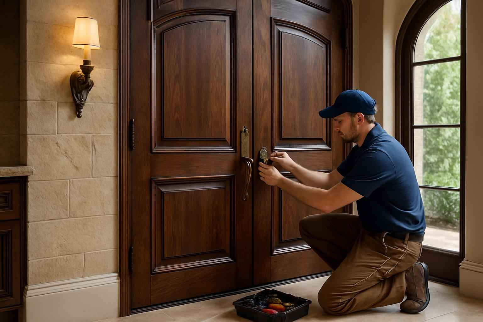 Walk Door Repair Service in Waring TX