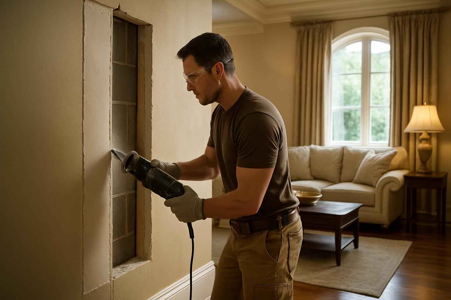 Wall Cut In Service in Comfort TX