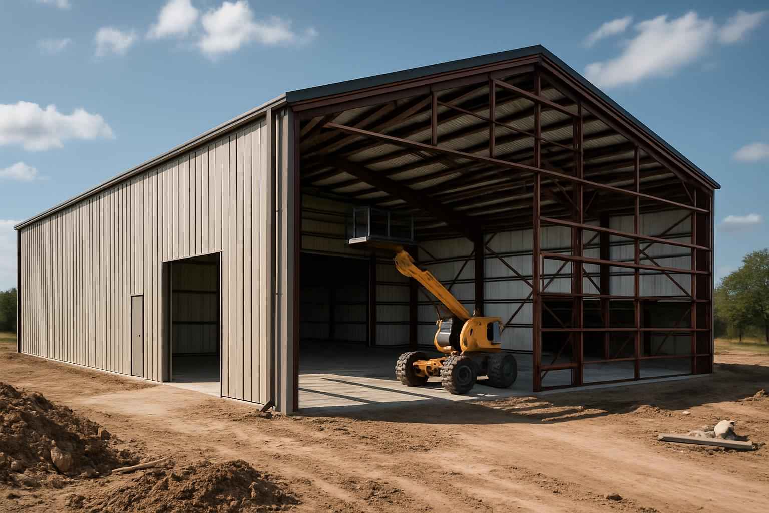 Warehouse Shell Construction in Waring TX