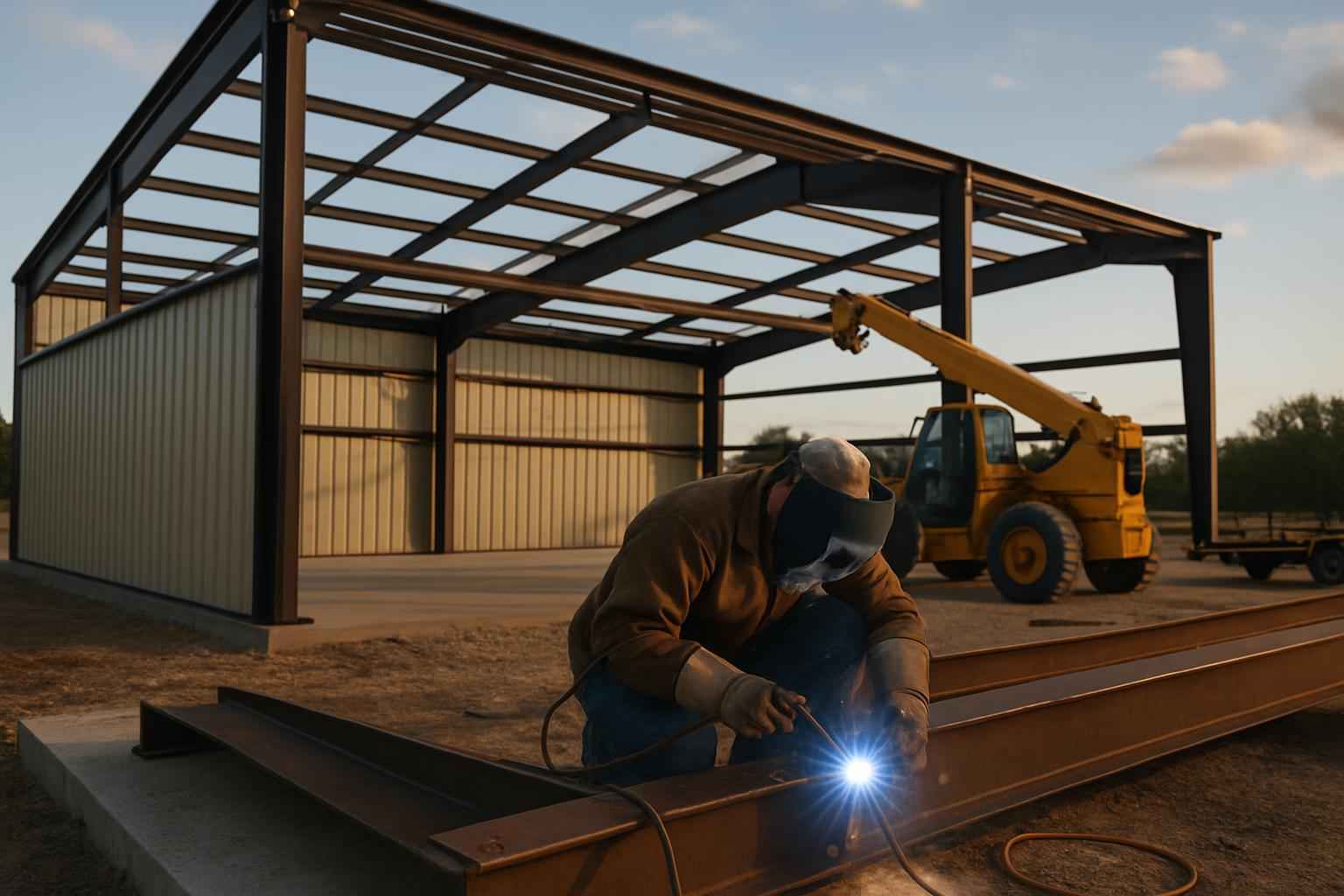 Weld Up Building Erection in Comfort TX