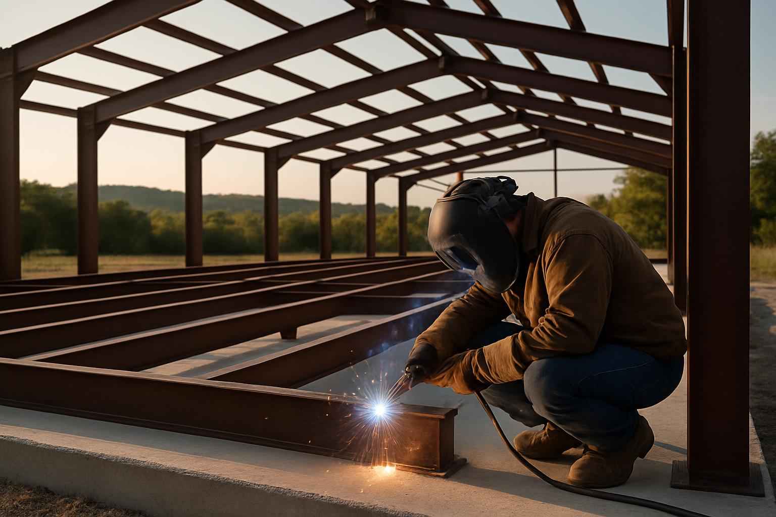 Weld Up Building Erection in Ingram TX