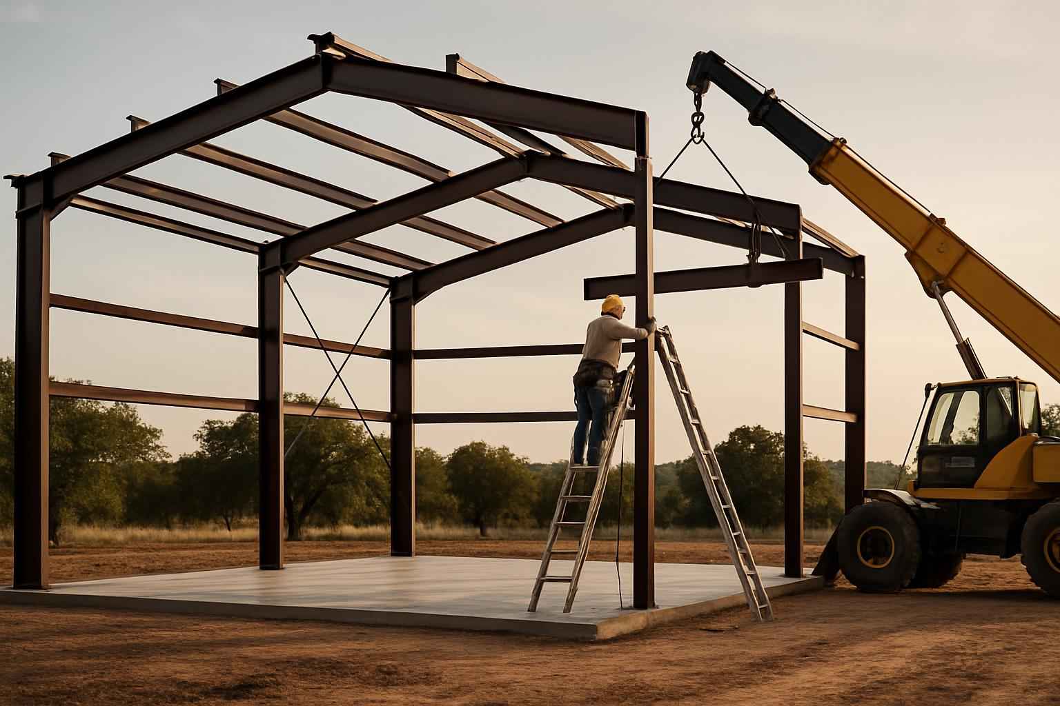 Weld Up Building Erection in Johnson City TX