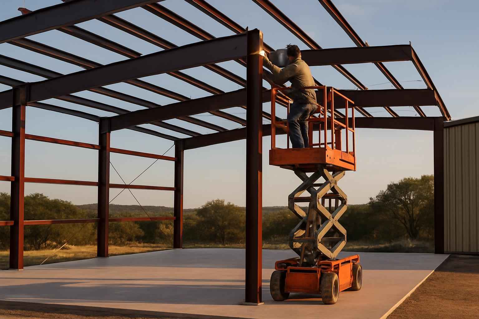 Weld Up Building Erection in Kerrville TX