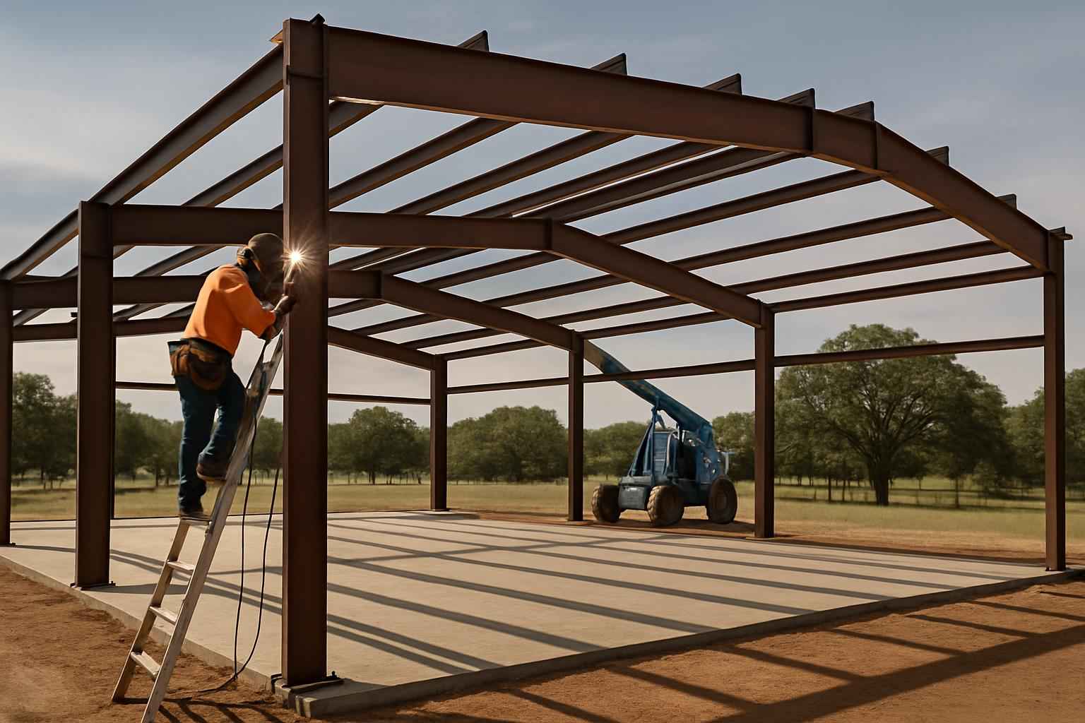Weld Up Building Erection in Waring TX