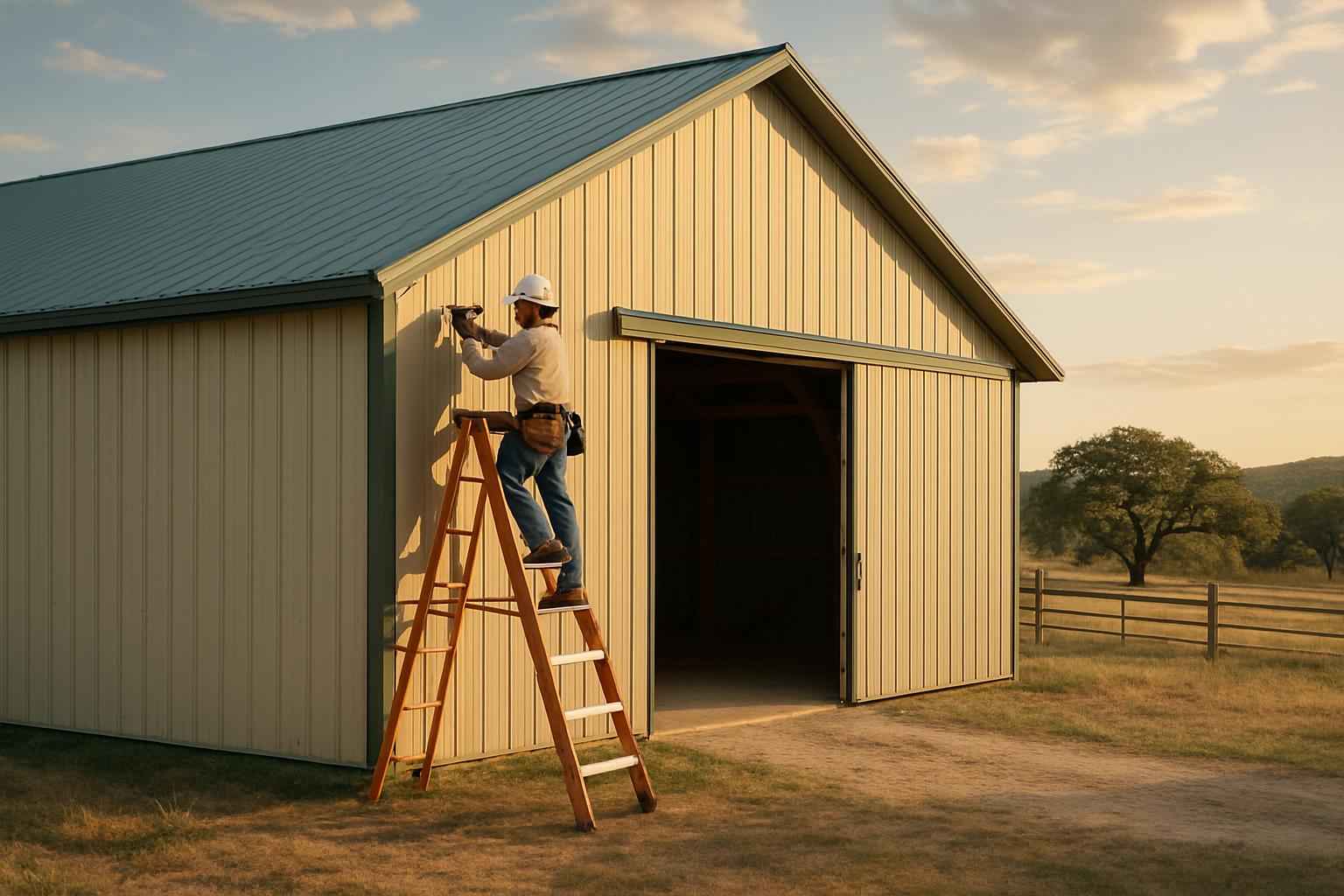 Agricultural Building Repair Service in Round Mountain TX