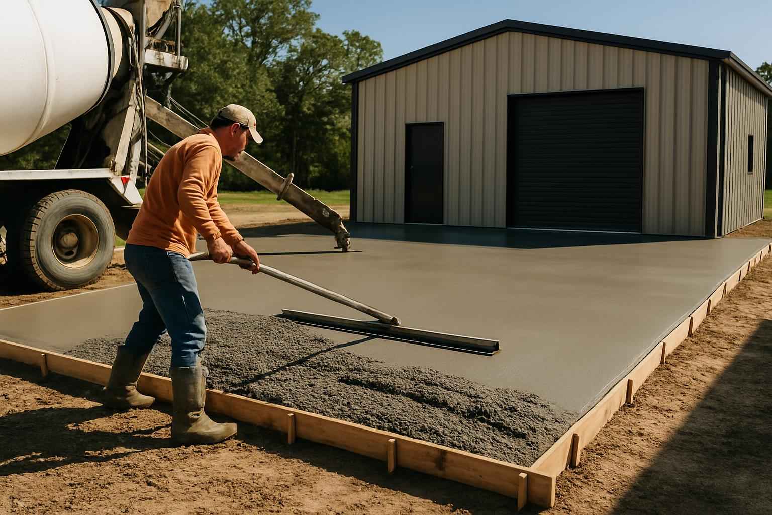 Apron Slab Installation Service in Cypress Mill TX