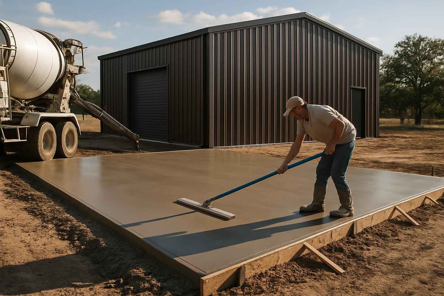 Apron Slab Installation Service in Llano TX