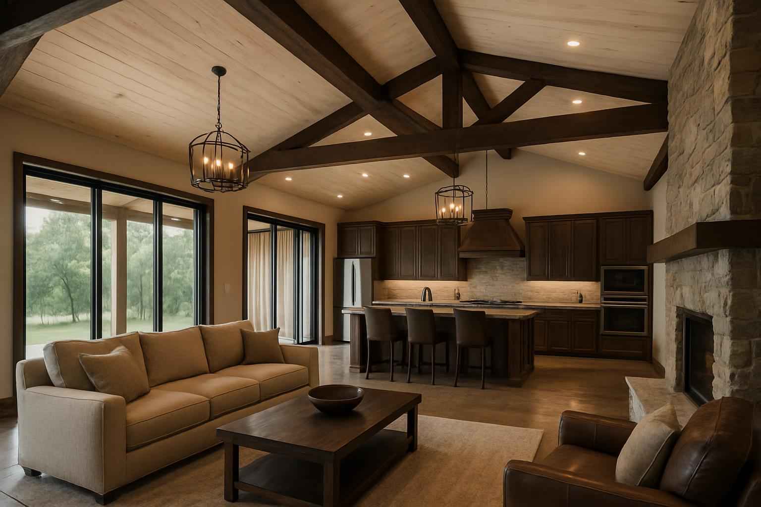 Barndominium Interior Build Out in Hunt TX