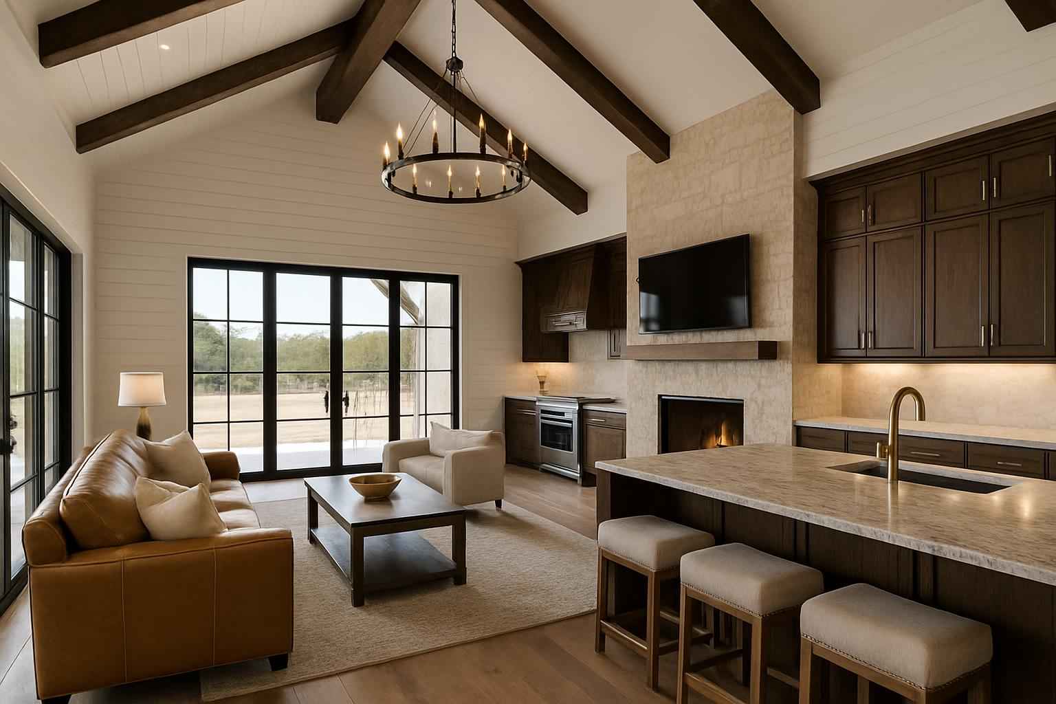 Barndominium Interior Build Out in Kendalia TX