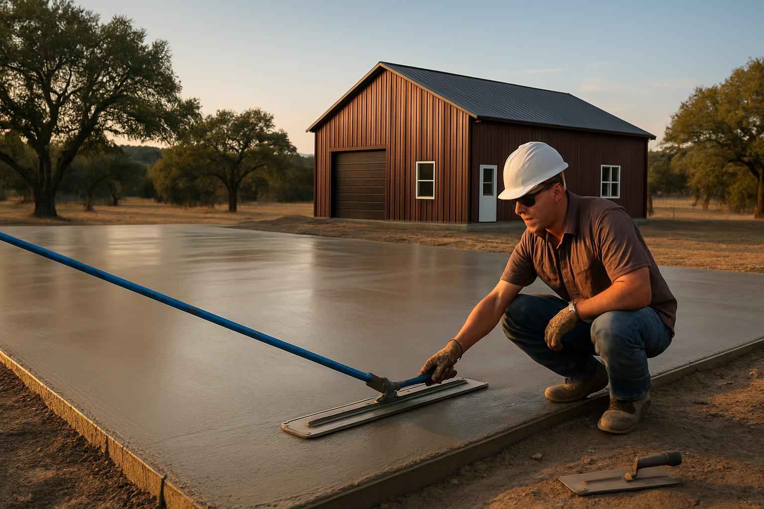 Barndominium Slab Contractor in Mountain Home TX