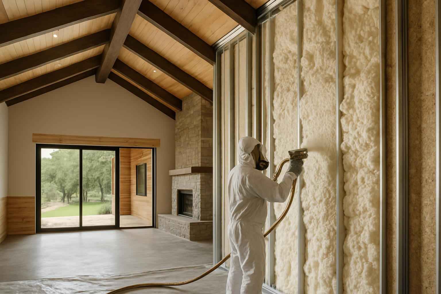 Barndominium Spray Foam Service in Hunt TX
