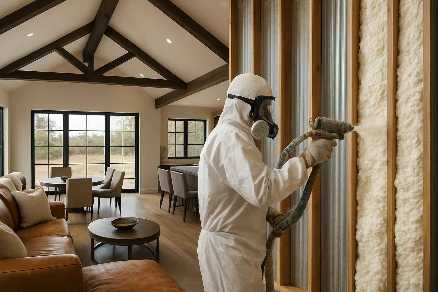 Barndominium Spray Foam Service in Kendalia TX