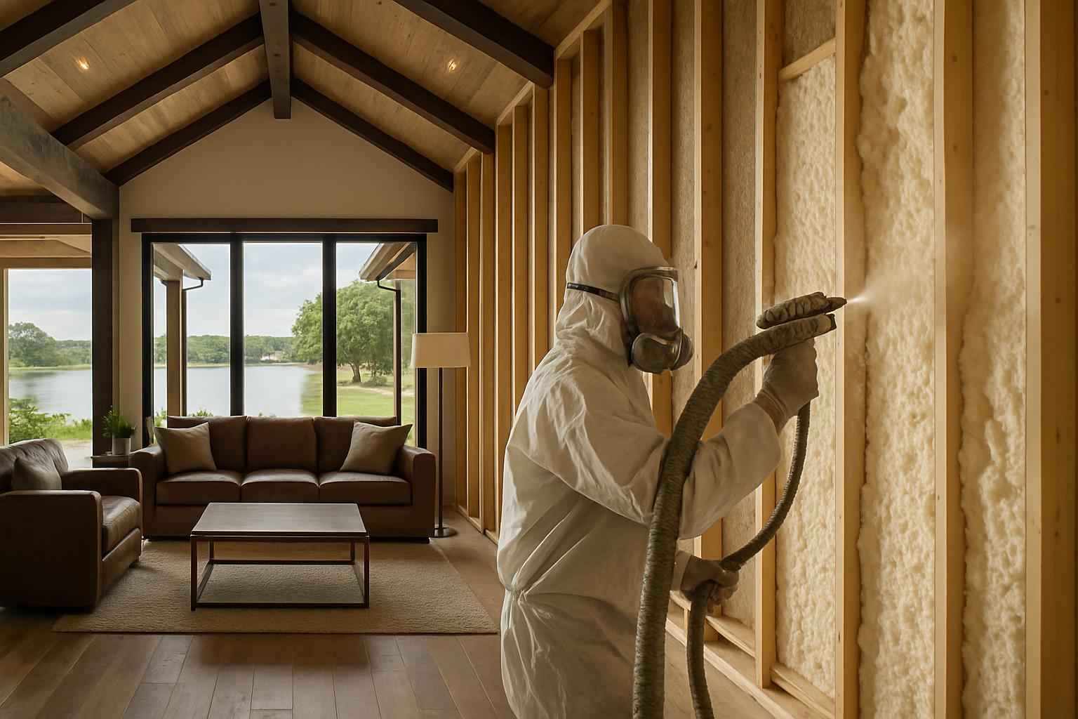 Barndominium Spray Foam Service in Kingsland TX