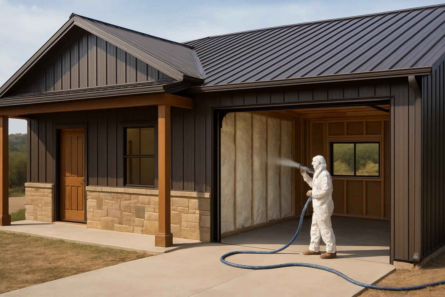 Barndominium Spray Foam Service in Mountain Home TX