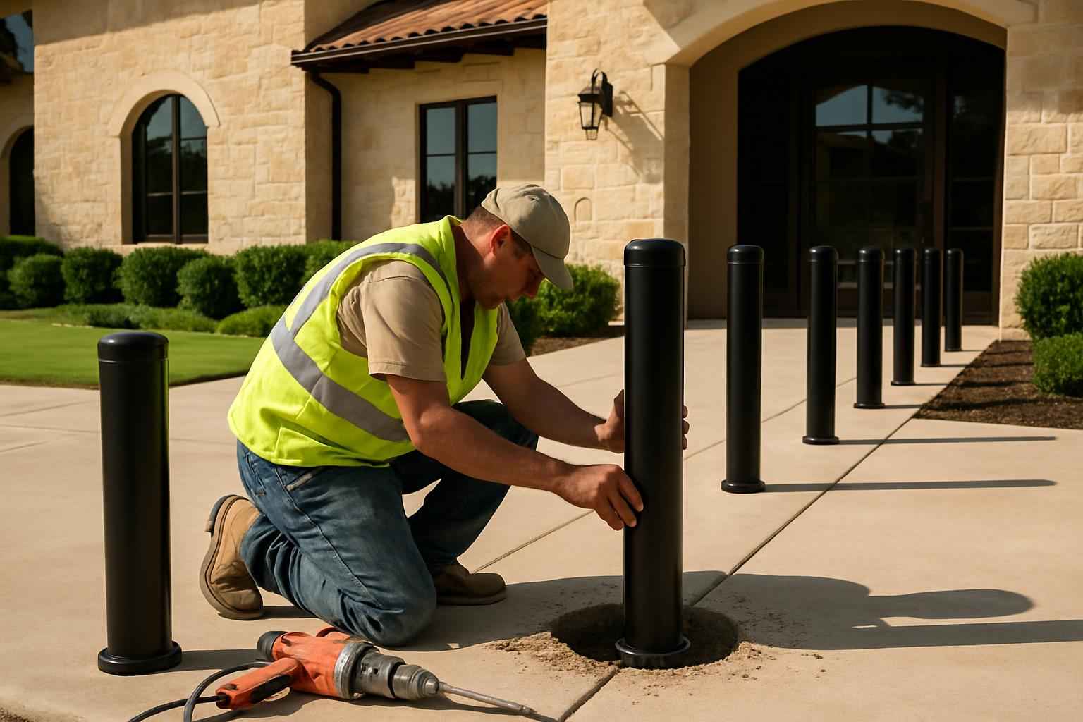 Bollard Installation Service in Boerne TX