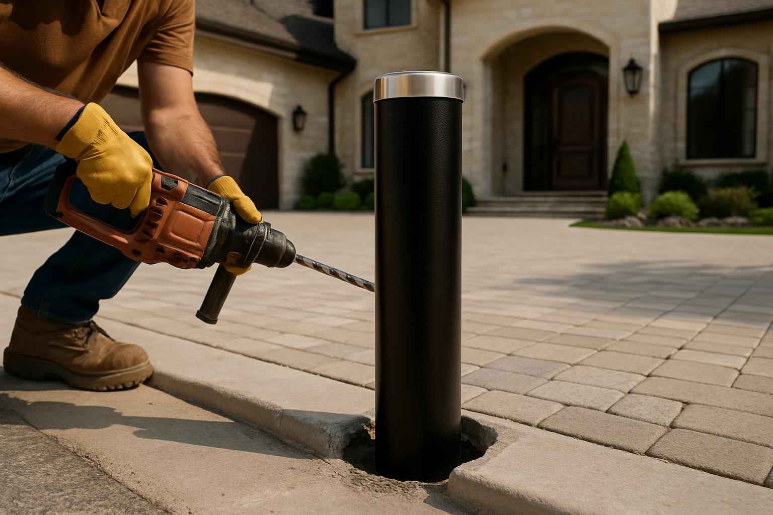Bollard Installation Service in Round Mountain TX