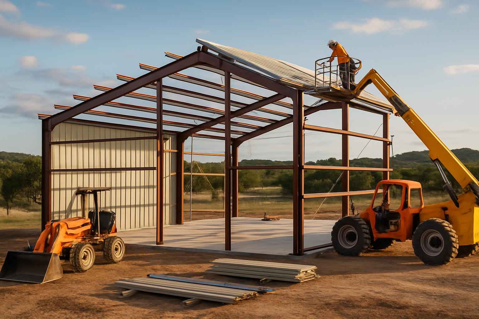 Bolt Up Building Erection in Round Mountain TX
