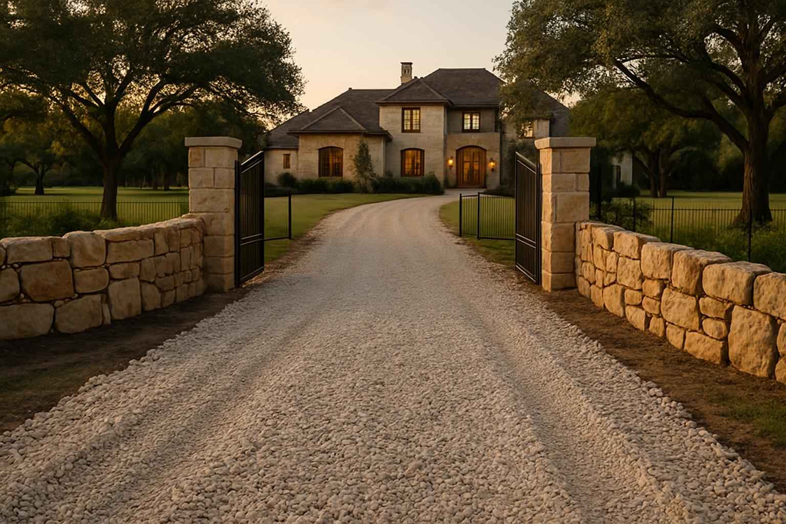 Construction Entrance Installation in Cypress Mill TX