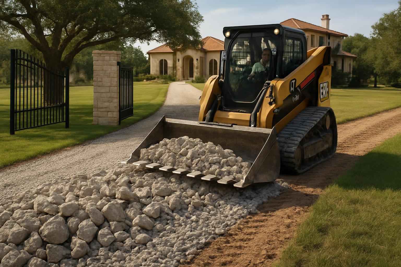 Construction Entrance Installation in Kendalia TX