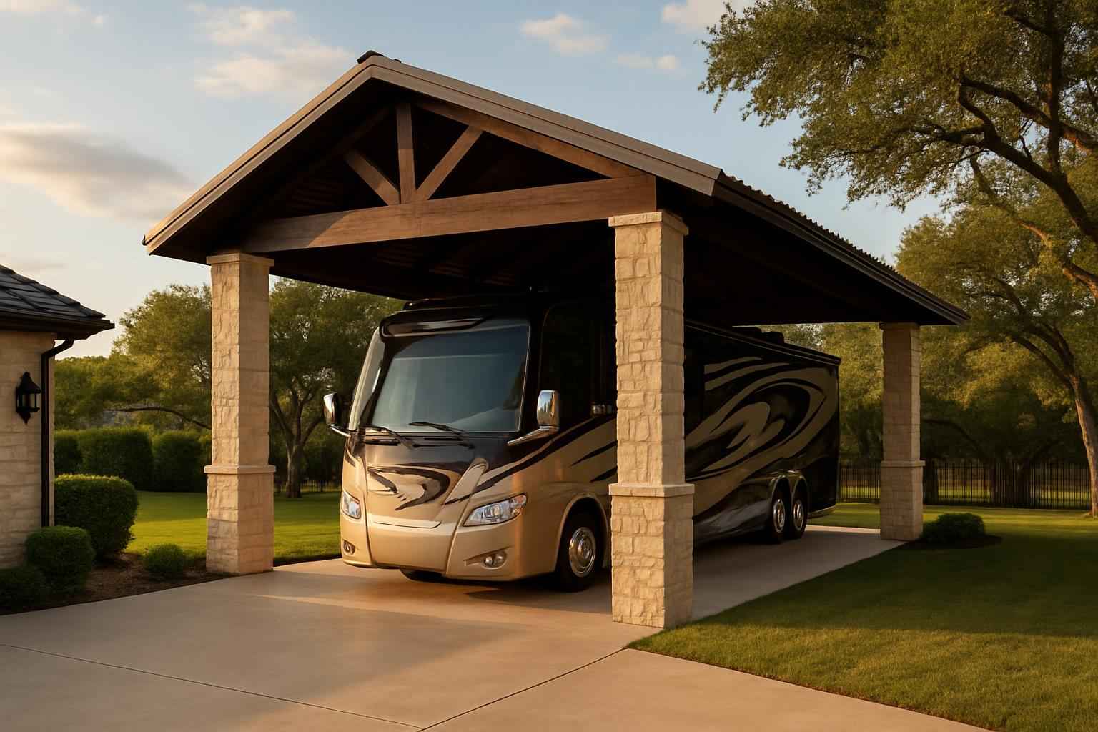 Covered RV Parking Builder in Boerne TX