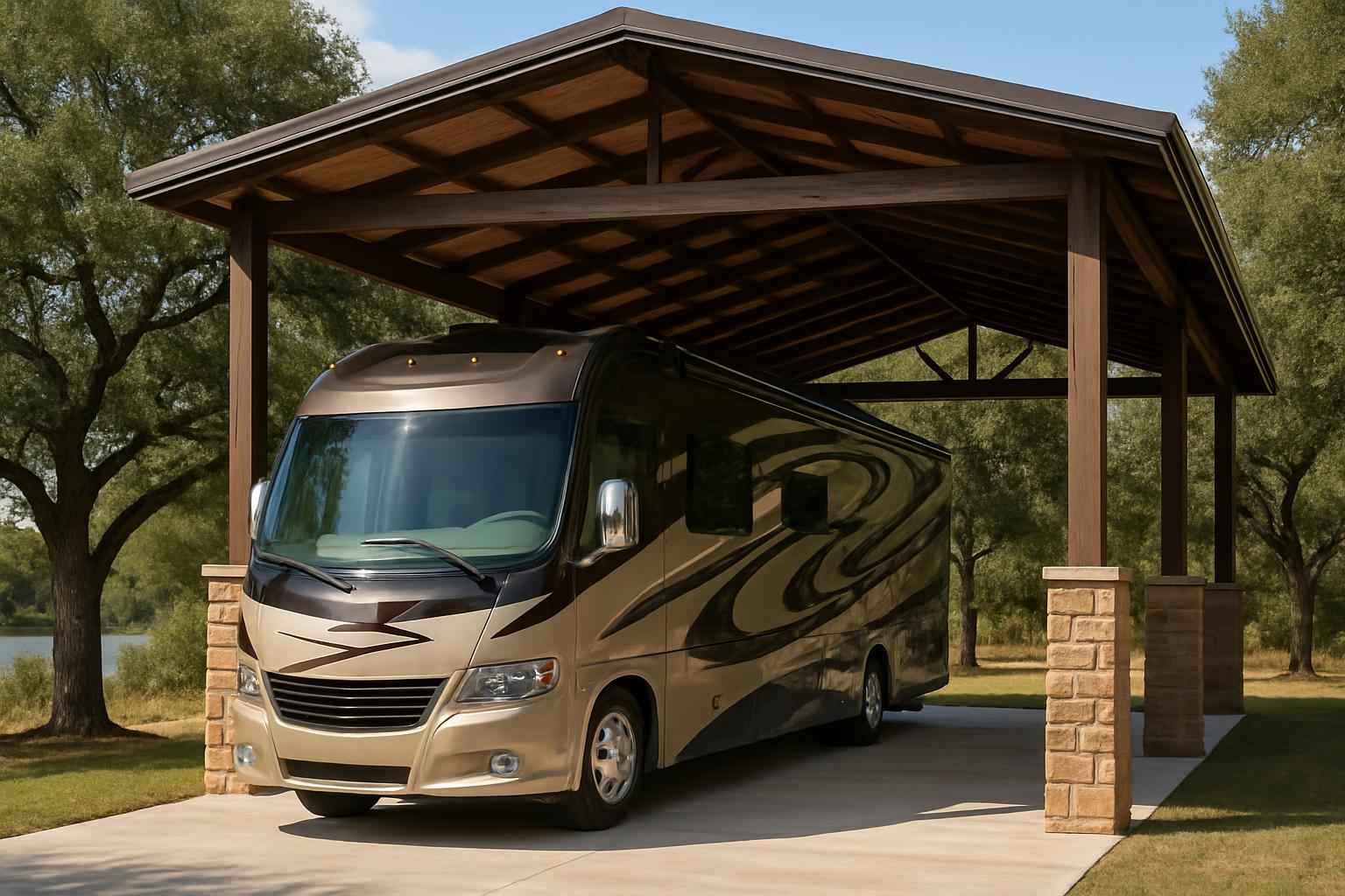 Covered RV Parking Builder in Granite Shoals TX
