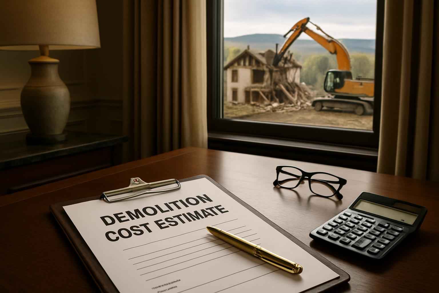 Demolition Cost Estimate in Round Mountain TX